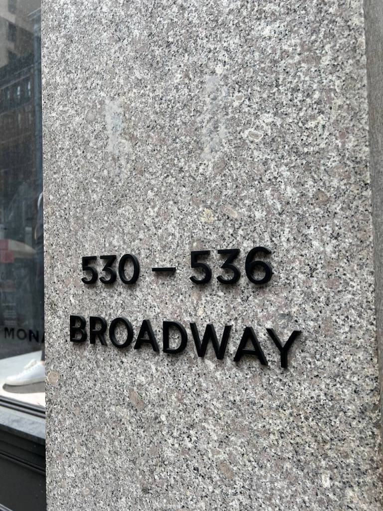 broadway plastic letters nyc